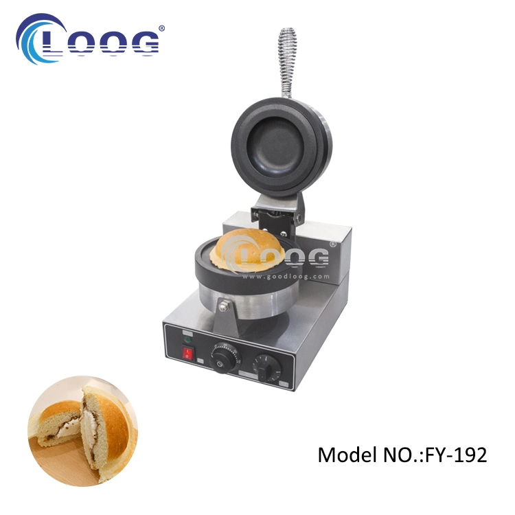 China Supplier Kitchen Equipment Buns Press Machine Sandwich Waffle Maker Italy Gelato Panini Grill Griddle for Sale